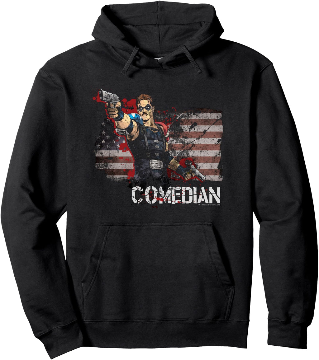 Authentic Watchmen Comedian Artist Hoodie - Aesthetic Graphic for Adults - T-Shirt, Sweatshirt, Hoodie