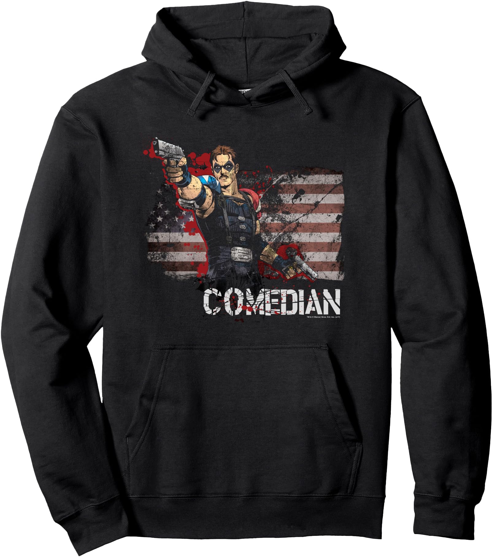Authentic Watchmen Comedian Artist Hoodie - Aesthetic Graphic for Adults - T-Shirt, Sweatshirt, Hoodie