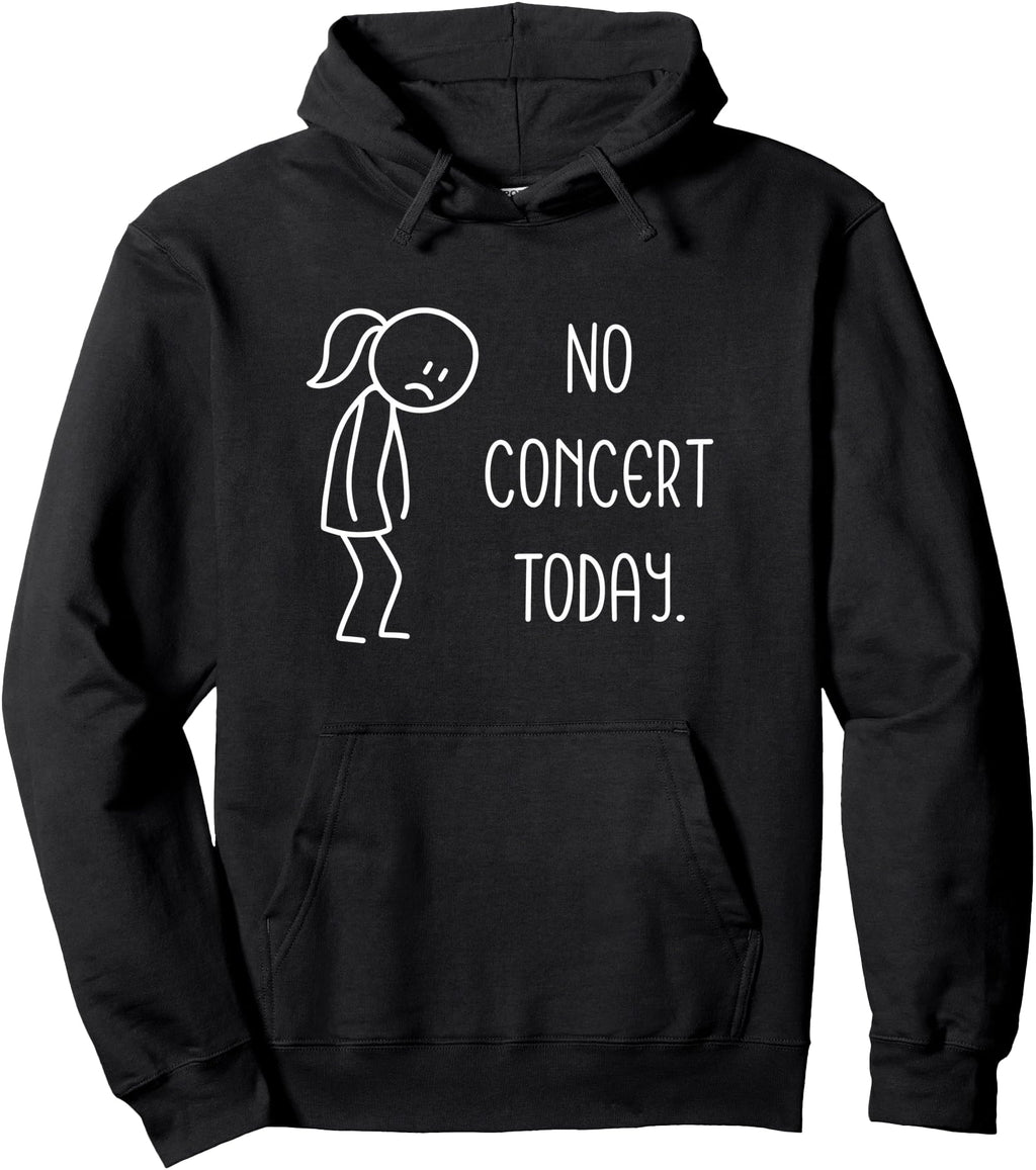 No Concert Today Sad Stick Figure T-Shirt - Streetwear Style Men Women - T-Shirt, Sweatshirt, Hoodie