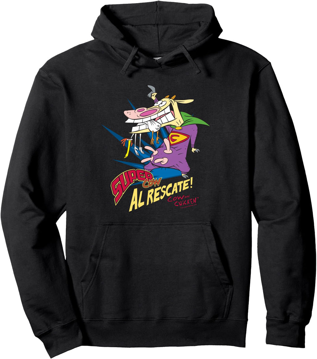 Cow And Chicken Super Cow Exclusive T-Shirt - Graphic Print for Adults - T-Shirt, Sweatshirt, Hoodie