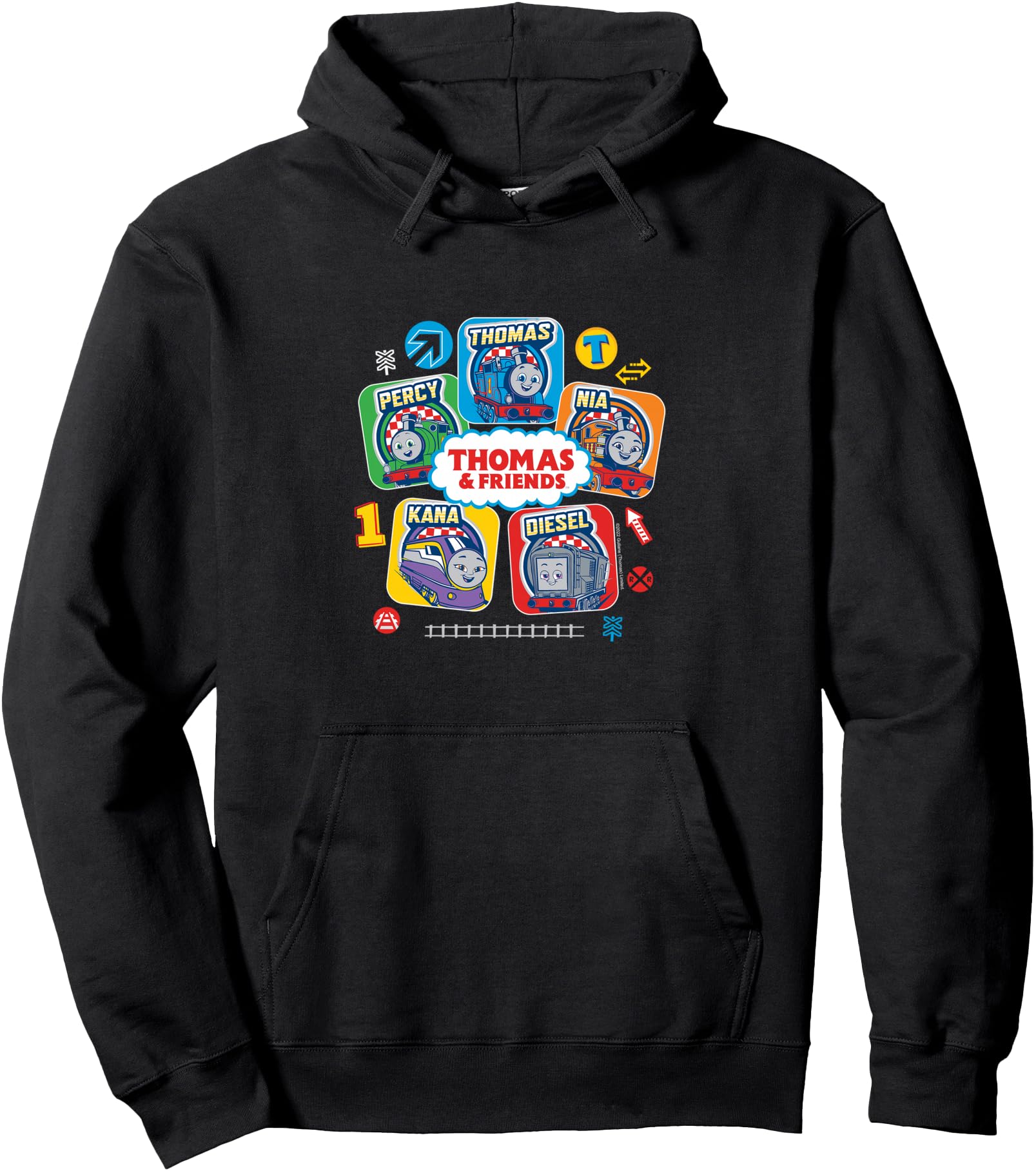 Thomas Friends Thomas Friends Grid T-Shirt - Custom Art Print for Adults - T-Shirt, Sweatshirt, Hoodie