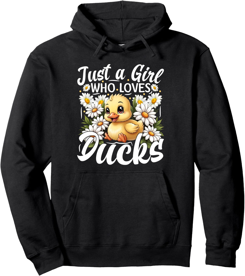 Flower Just Who Loves Ducks Duck Sweatshirt - Casual Everyday Wear Unisex - T-Shirt, Sweatshirt, Hoodie