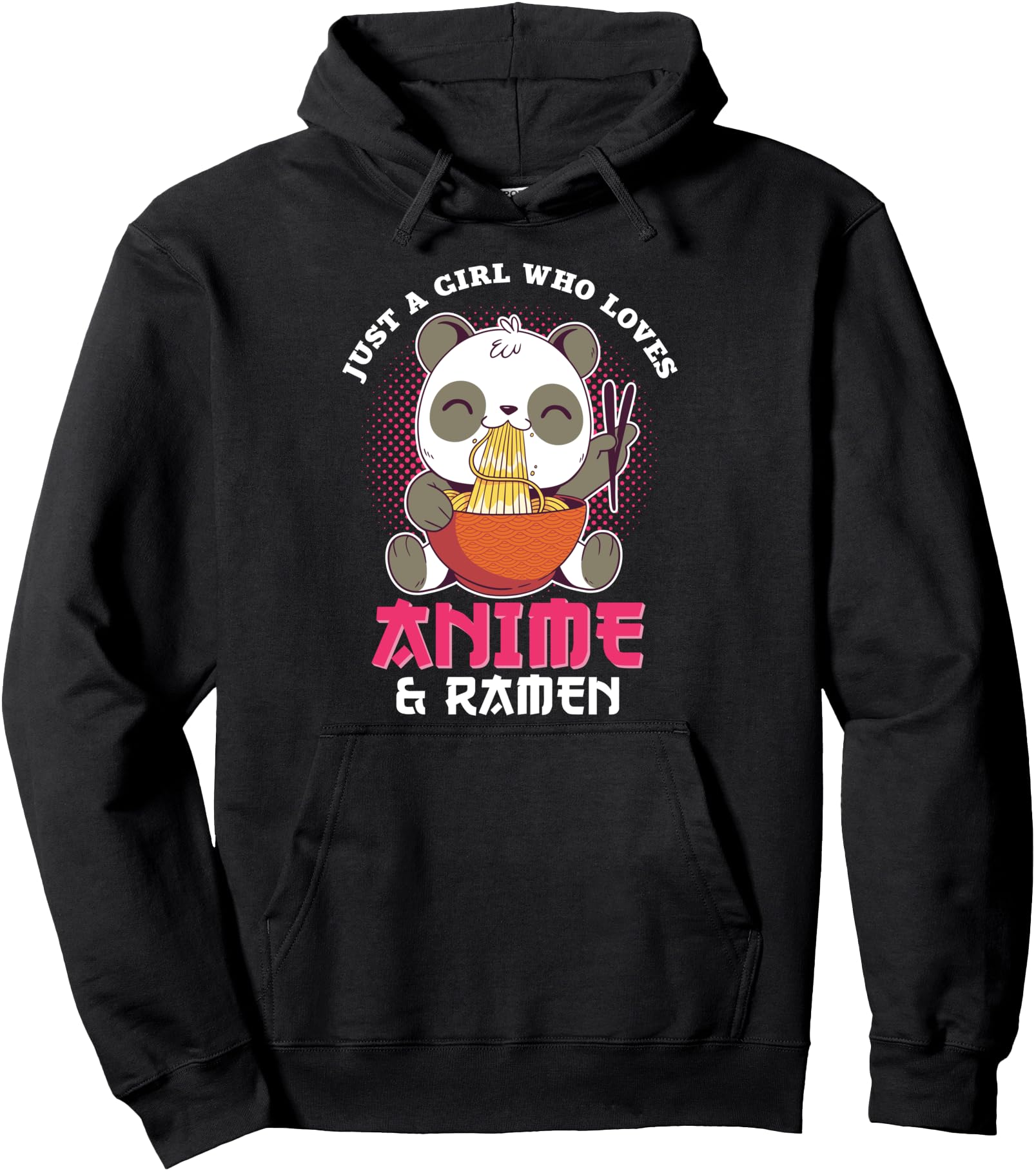 Authentic Panda Otaku Anime Just Sweatshirt - Streetwear Style for Adults - T-Shirt, Sweatshirt, Hoodie
