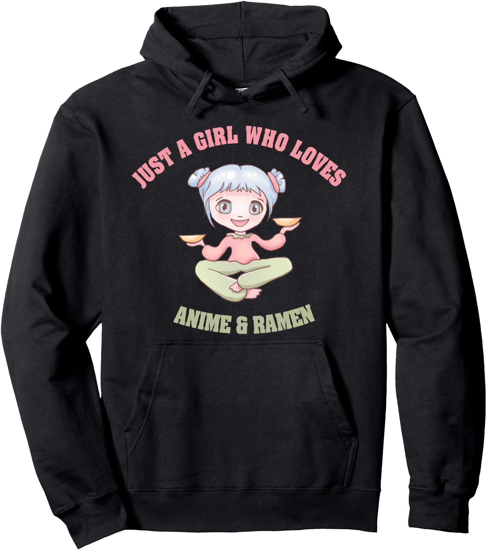 Original Who Loves Ramen And Anime Rare Hoodie - Novelty Apparel Men Women - T-Shirt, Sweatshirt, Hoodie