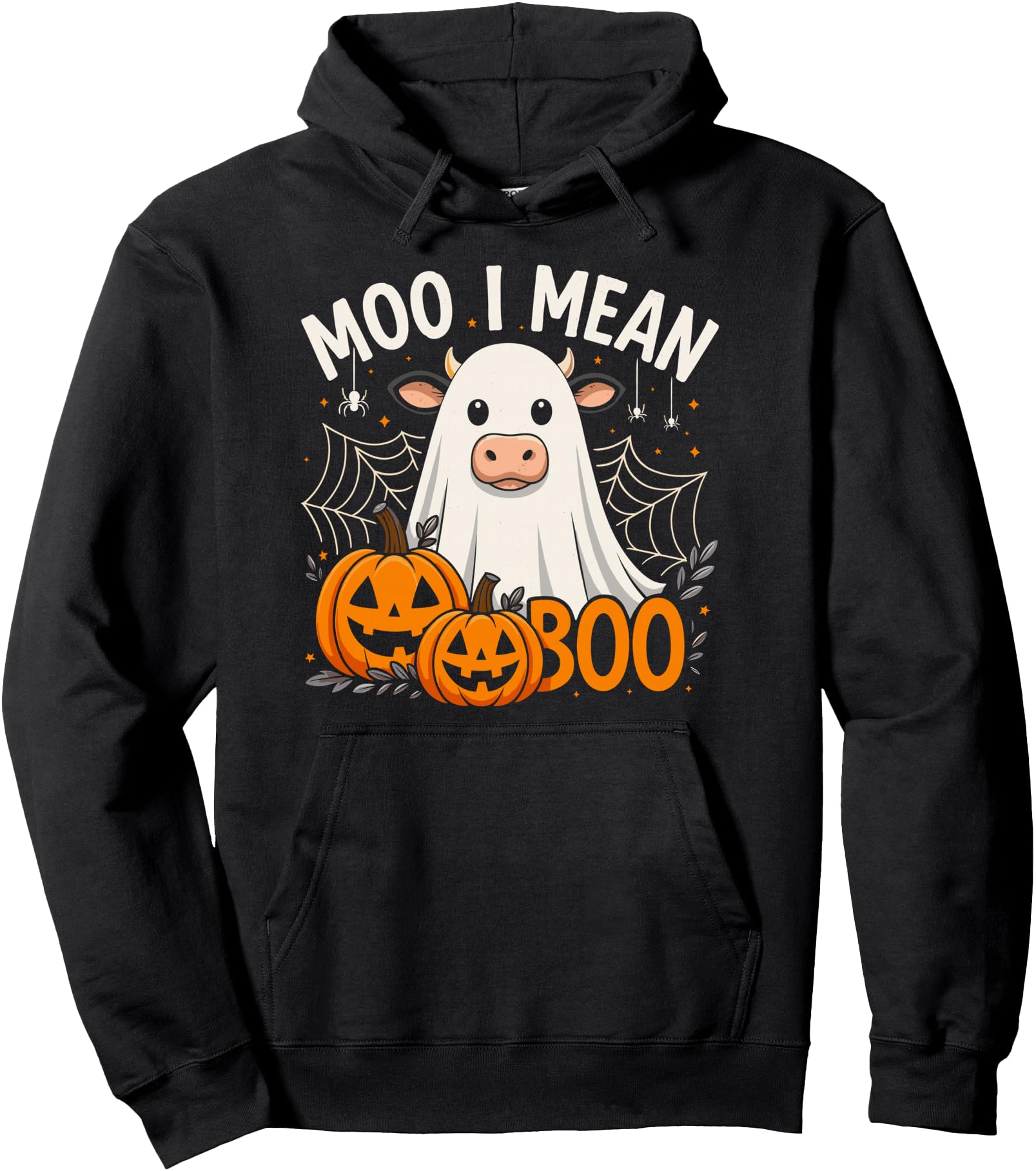 Handcrafted Moo I Mean Boo Ghost Cows T-Shirt - Trendy Graphic Men Women - T-Shirt, Sweatshirt, Hoodie