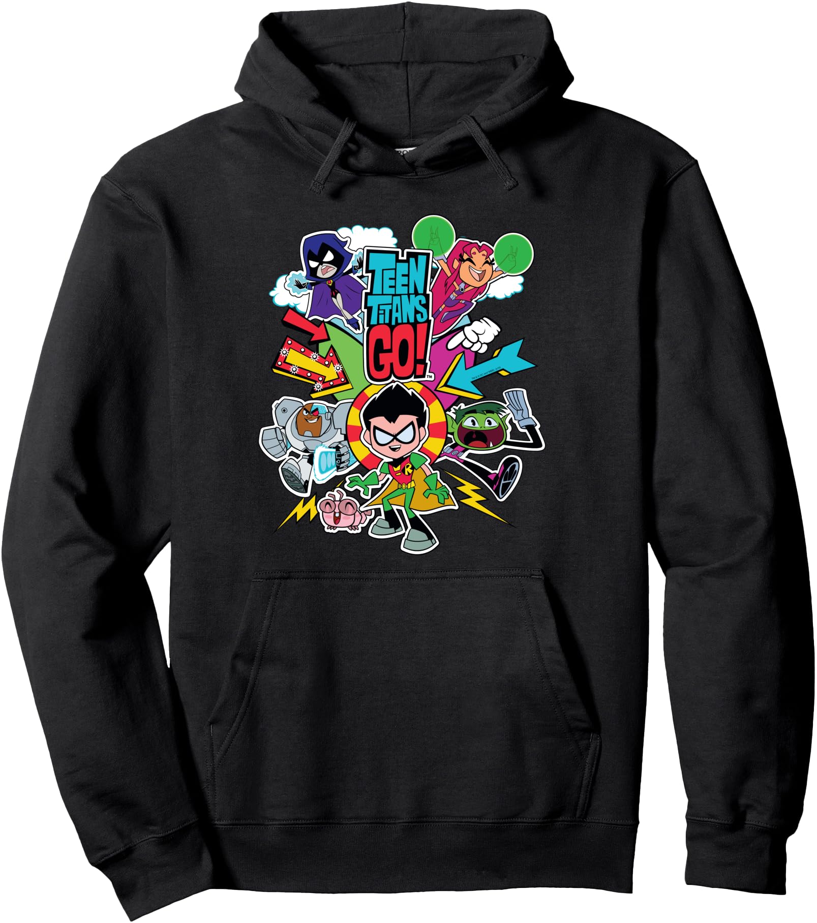 Handcrafted Teen Titans Go Team Sweatshirt - Trendy Graphic Unisex - T-Shirt, Sweatshirt, Hoodie