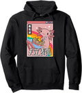 Axolotl Eating Ramen Japan 80S Otaku T-Shirt - Aesthetic Graphic Unisex - T-Shirt, Sweatshirt, Hoodie
