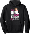 Authentic Just Who Loves Anime Sweatshirt - Unique Graphic Men Women - T-Shirt, Sweatshirt, Hoodie