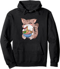 Original Cat Ramen Japanese Kawaii T-Shirt - Fun Novelty Design for Adults - T-Shirt, Sweatshirt, Hoodie