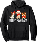 Happy Pawlidays Veterinary Medicine Vet T-Shirt - Minimalist Print Unisex - T-Shirt, Sweatshirt, Hoodie