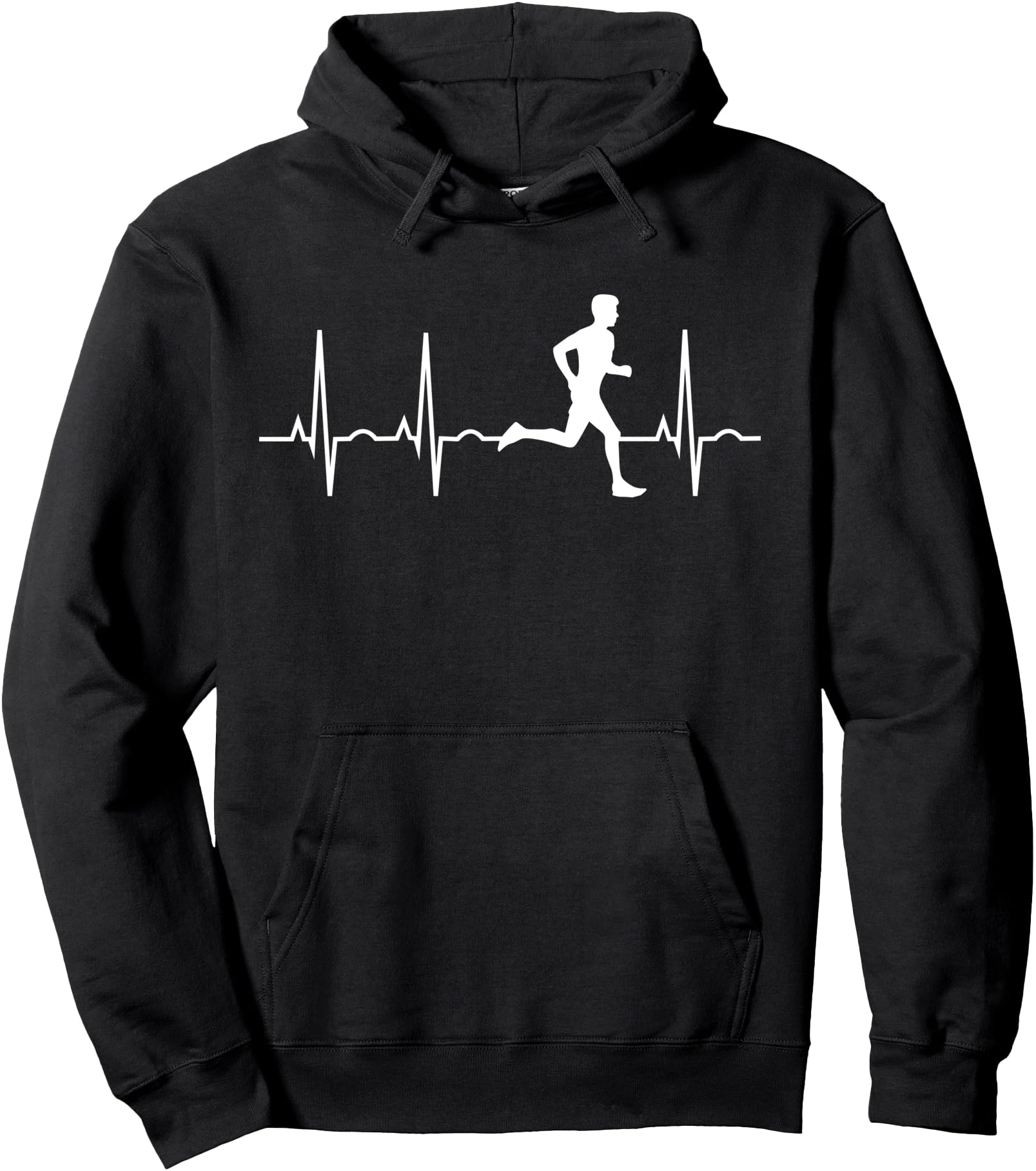 Original Running Runner Heartbeat Sweatshirt - Streetwear Style for Adults - T-Shirt, Sweatshirt, Hoodie
