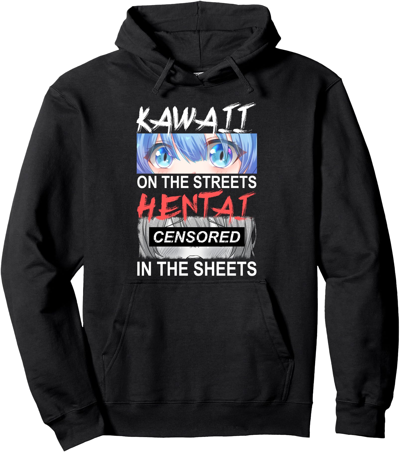 Kawaii Streets Hentai Sheets Anime T-Shirt - Custom Art Print Unisex - T-Shirt, Sweatshirt, Hoodie