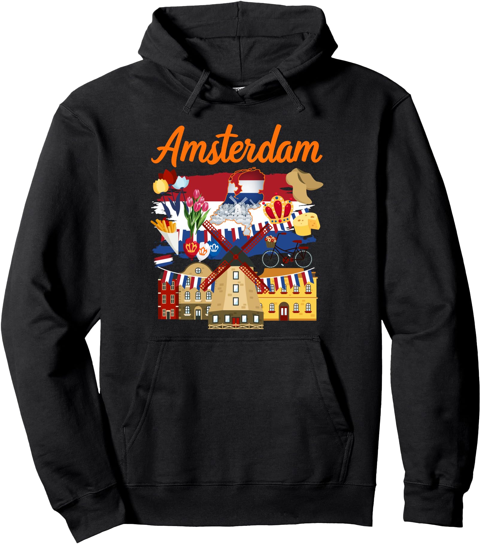 Original Amsterdam Outfit Holland Sweatshirt - Novelty Apparel Men Women - T-Shirt, Sweatshirt, Hoodie