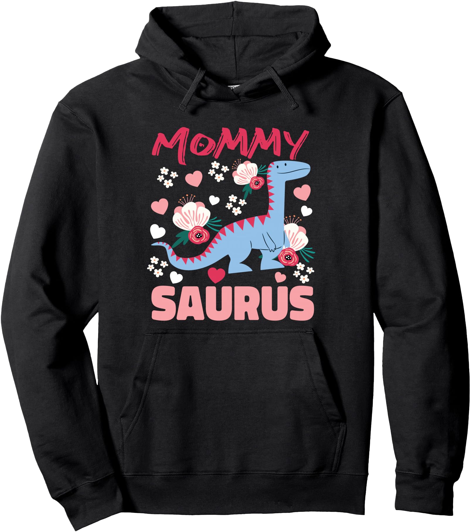 Handcrafted Mommy Saurus Dino T-Shirt - Fun Novelty Design Men Women - T-Shirt, Sweatshirt, Hoodie