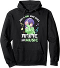 Exclusive Just Who Loves Anime And Music T-Shirt - Trendy Graphic Unisex - T-Shirt, Sweatshirt, Hoodie