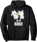 Authentic Anime Baka Cat Kitten Slap Hoodie - Minimalist Print for Adults - T-Shirt, Sweatshirt, Hoodie