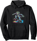 Zombie Skateboarder Skateboarding Hoodie - Minimalist Print Unisex - T-Shirt, Sweatshirt, Hoodie