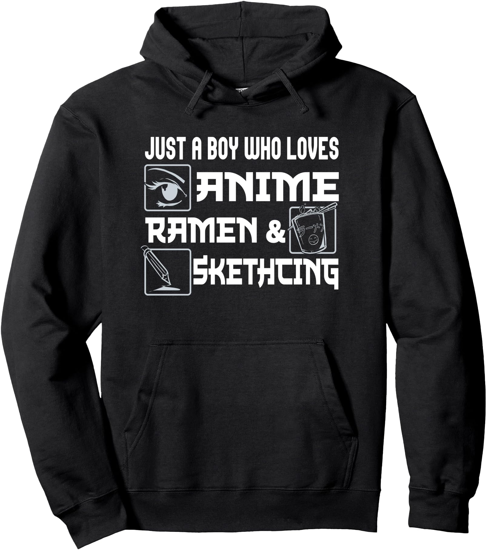 Just Who Loves Anime Ramen And Hoodie - Aesthetic Graphic Men Women - T-Shirt, Sweatshirt, Hoodie