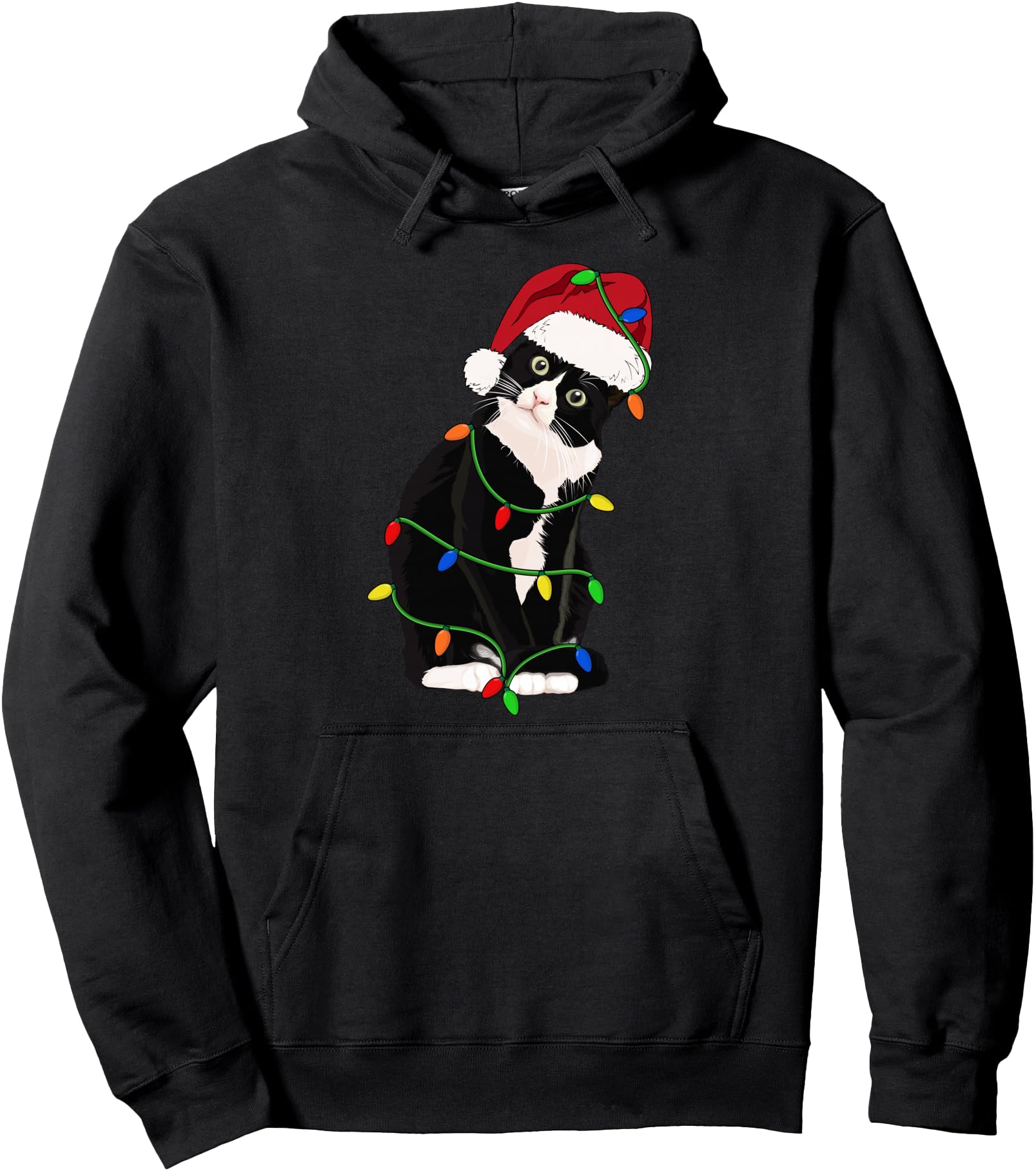Original Tuxedo Cat Meow Santa Tuxie Sweatshirt - Streetwear Style Unisex - T-Shirt, Sweatshirt, Hoodie
