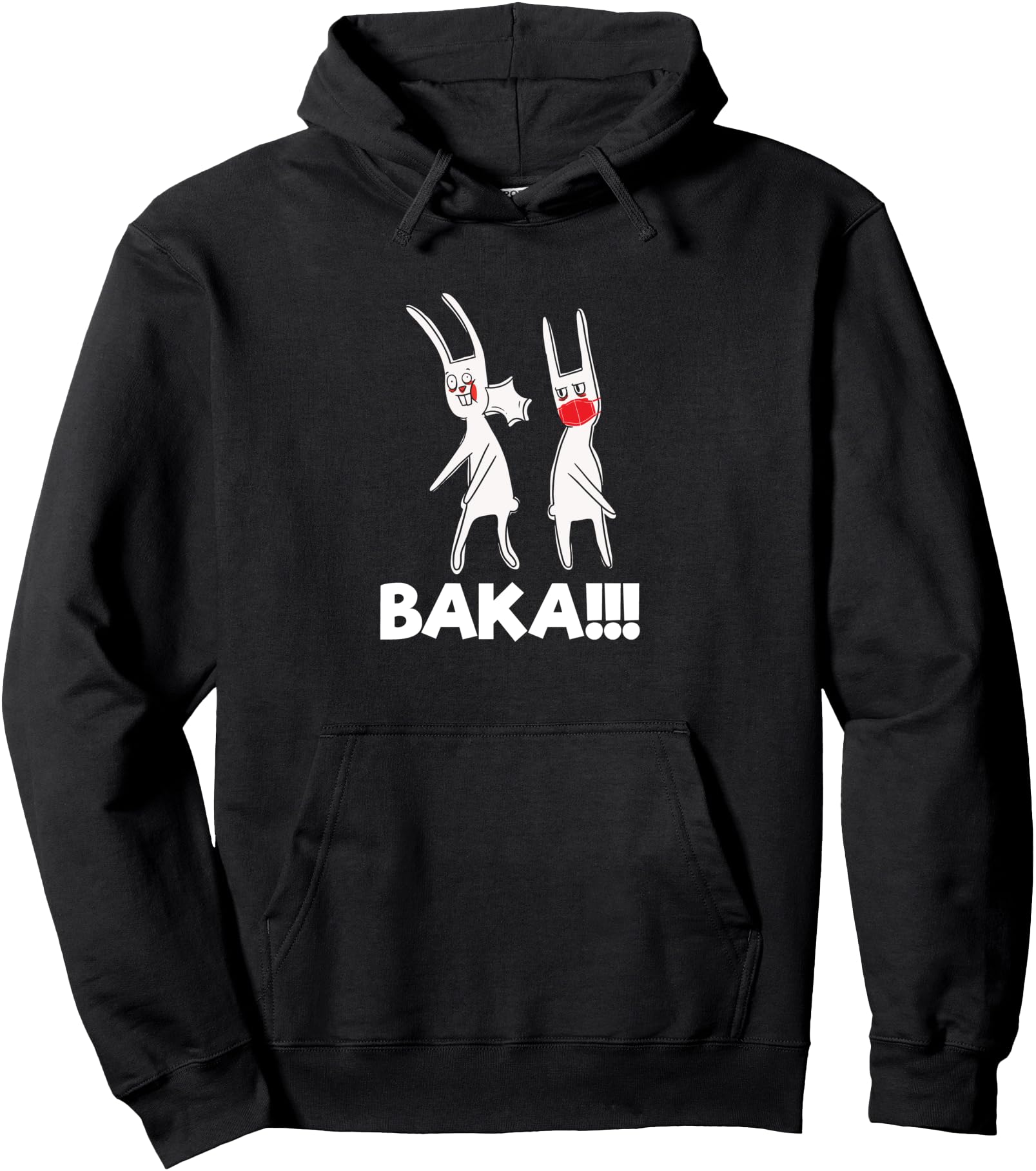 Authentic Baka Anime Japanese Japanese Hoodie - Aesthetic Graphic Unisex - T-Shirt, Sweatshirt, Hoodie