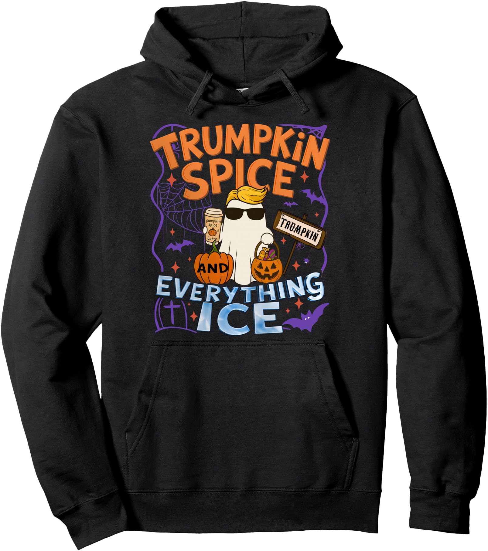 Halloween Trumpkin Spice And Everything T-Shirt - Unique Graphic Unisex - T-Shirt, Sweatshirt, Hoodie