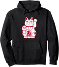 Exclusive Maneki Neko Japanese Sweatshirt - Minimalist Print Men Women - T-Shirt, Sweatshirt, Hoodie