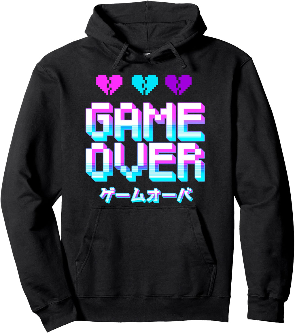 Handcrafted Game Over Yami Kawaii T-Shirt - Fun Novelty Design Men Women - T-Shirt, Sweatshirt, Hoodie