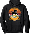 Ramen Cat Sunset 70S Kawaii Anime Japanese Hoodie - Novelty Apparel Unisex - T-Shirt, Sweatshirt, Hoodie