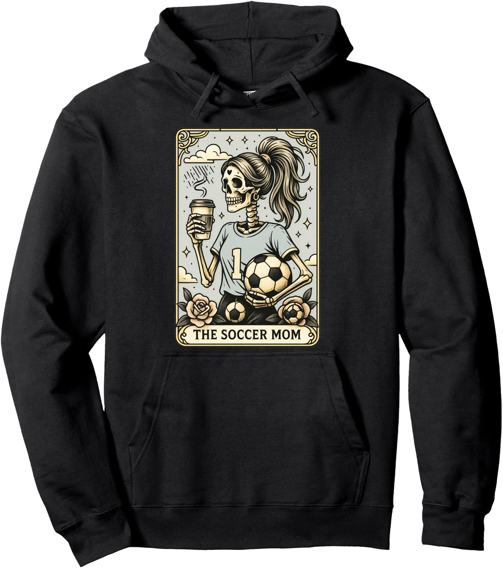 Soccer Mom Tarot Card Halloween Sweatshirt - Trendy Graphic for Adults - T-Shirt, Sweatshirt, Hoodie