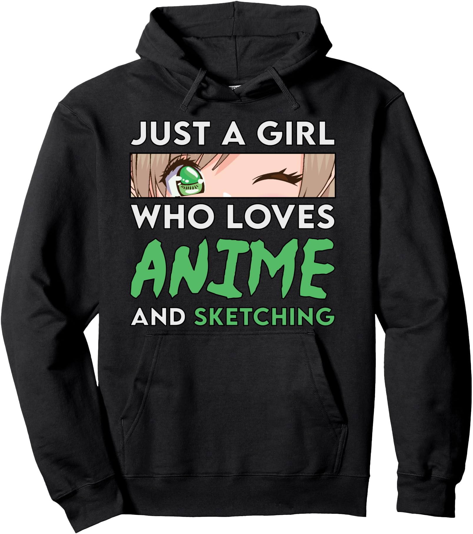 Authentic Anime And Sketching Just Who T-Shirt - Trendy Graphic Men Women - T-Shirt, Sweatshirt, Hoodie