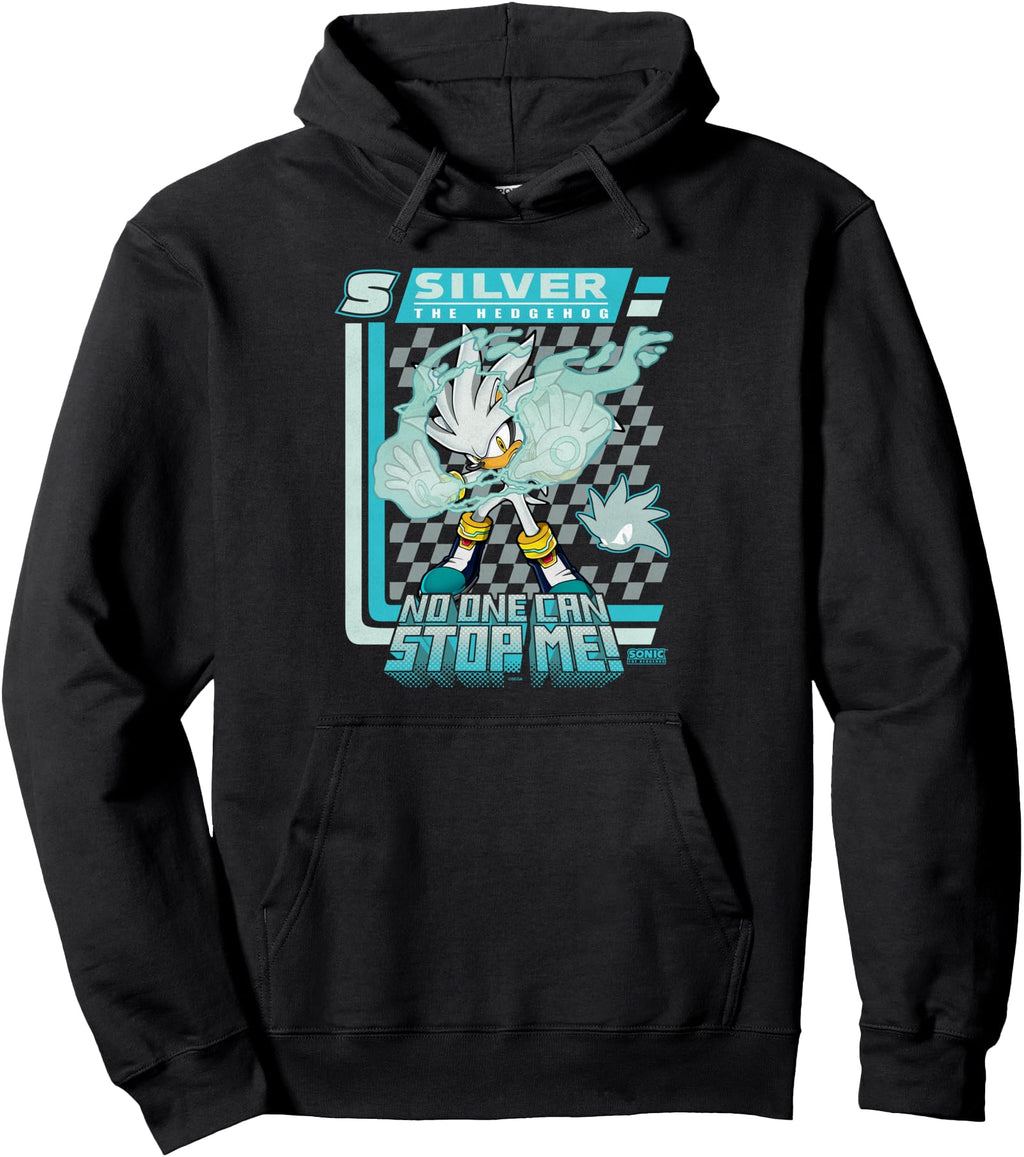 Exclusive Sonic Hedgehog Silver T-Shirt - Novelty Apparel for Adults - T-Shirt, Sweatshirt, Hoodie