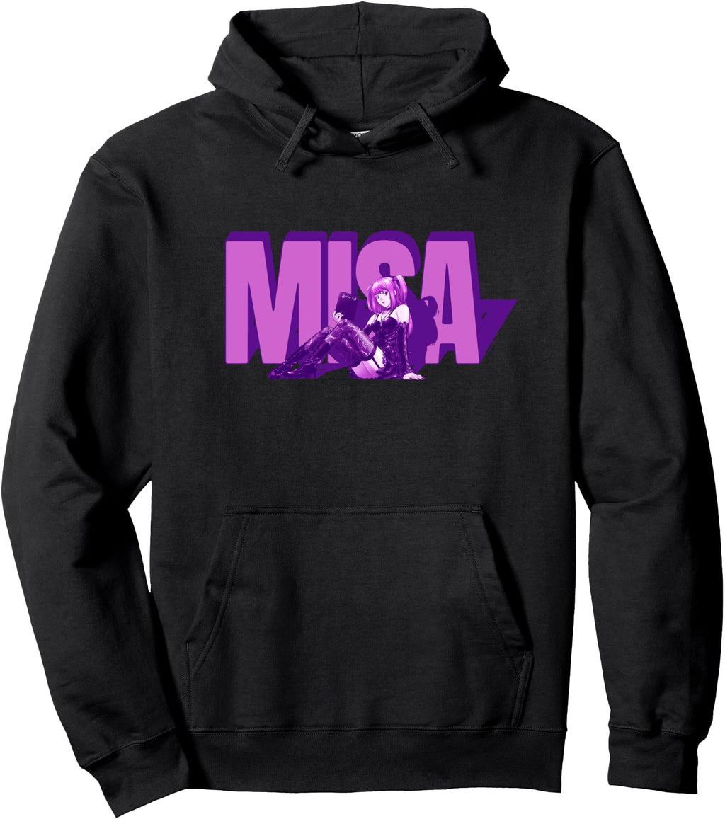 Death Note Misa Sitting Name Purple Sweatshirt - Minimalist Print Unisex - T-Shirt, Sweatshirt, Hoodie
