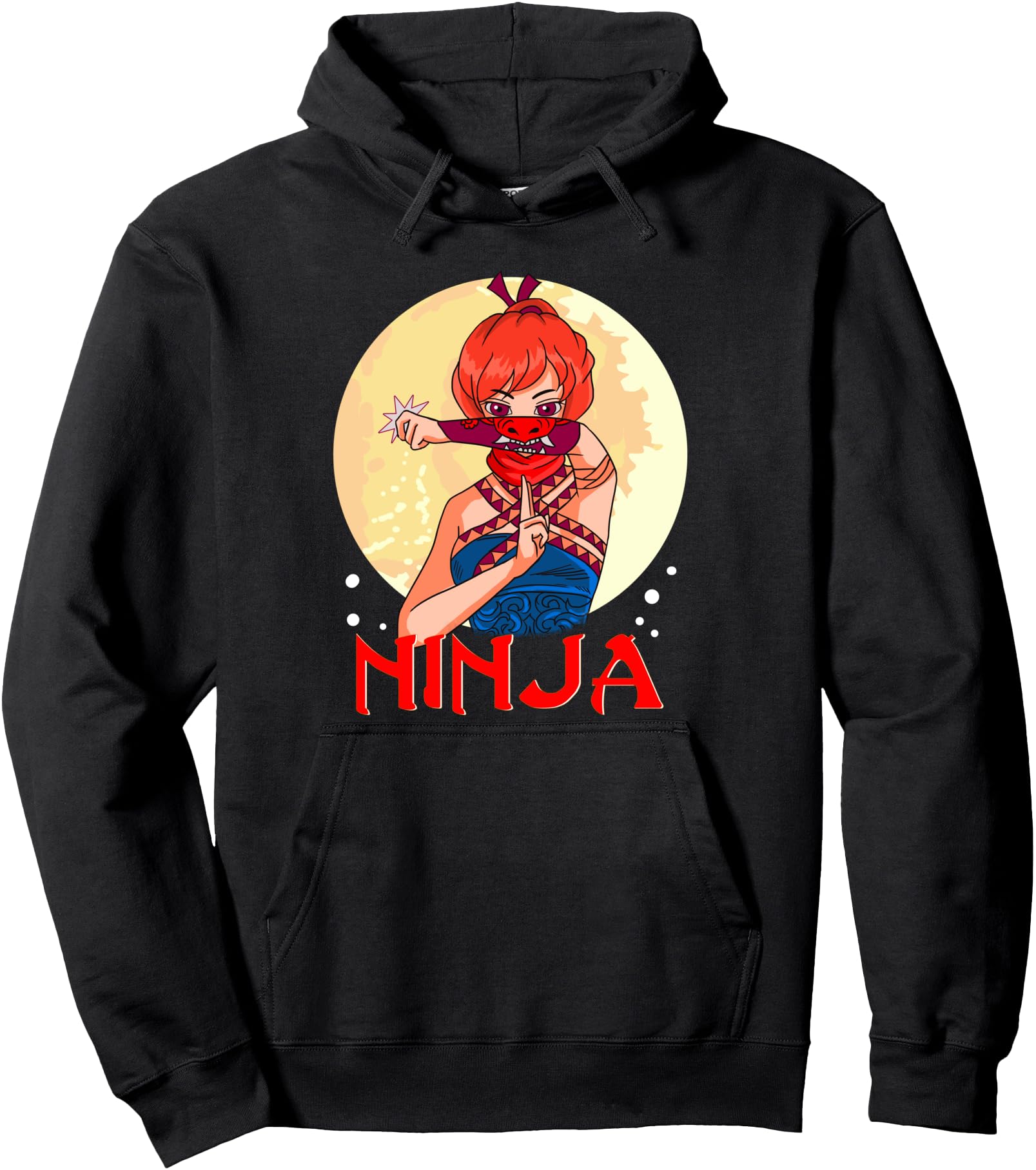 Handcrafted Sexy Ninja Dragon Japanese Hoodie - Streetwear Style Unisex - T-Shirt, Sweatshirt, Hoodie