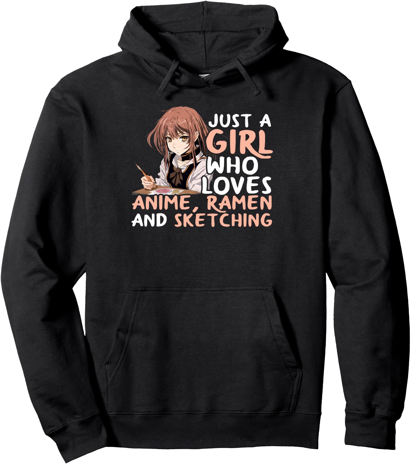 Original Just Who Loves Anime Ramen And T-Shirt - Aesthetic Graphic Unisex - T-Shirt, Sweatshirt, Hoodie