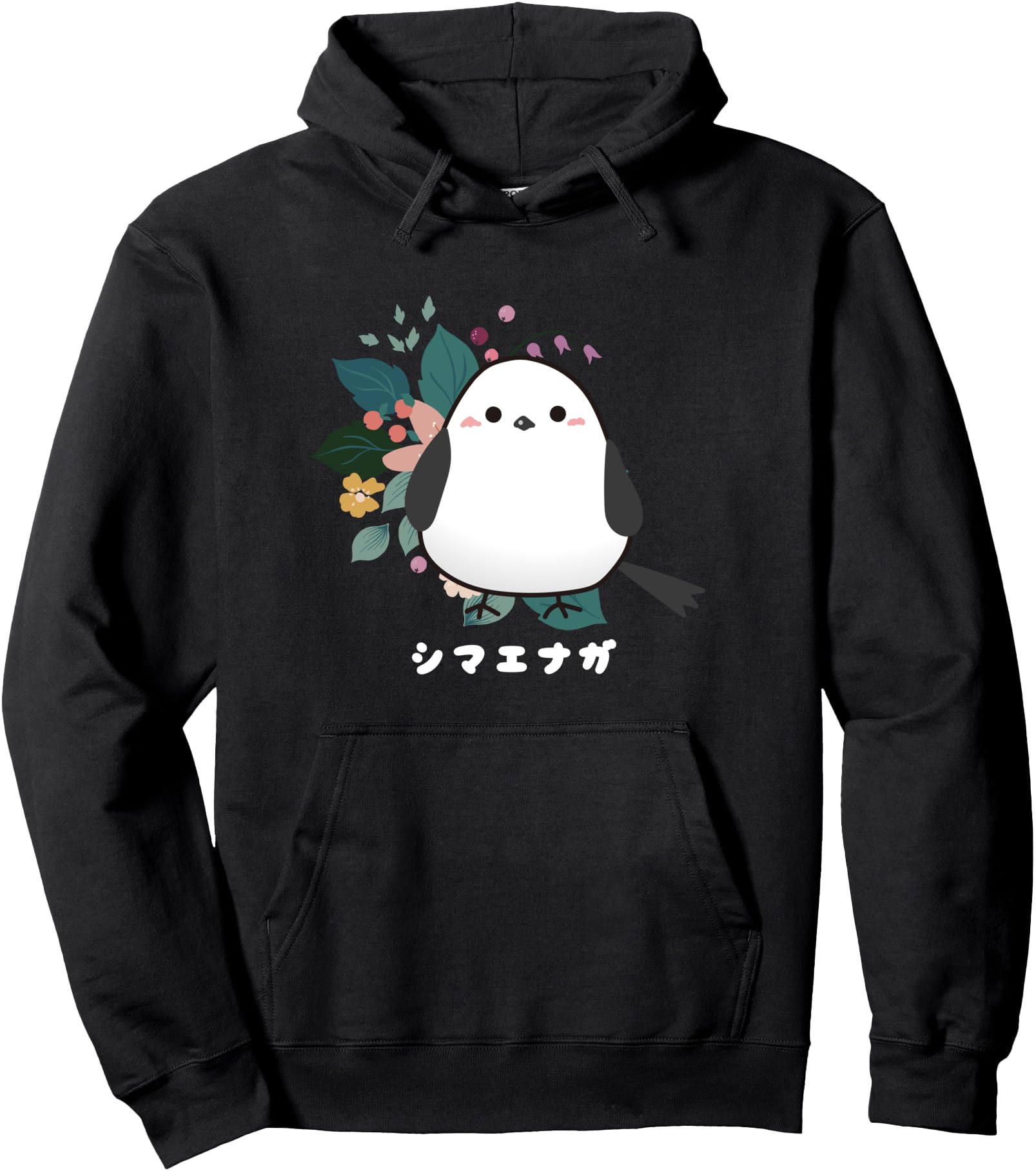 Shima Enaga Bird Flower Wild Bird Japan T-Shirt - Unique Graphic Men Women - T-Shirt, Sweatshirt, Hoodie