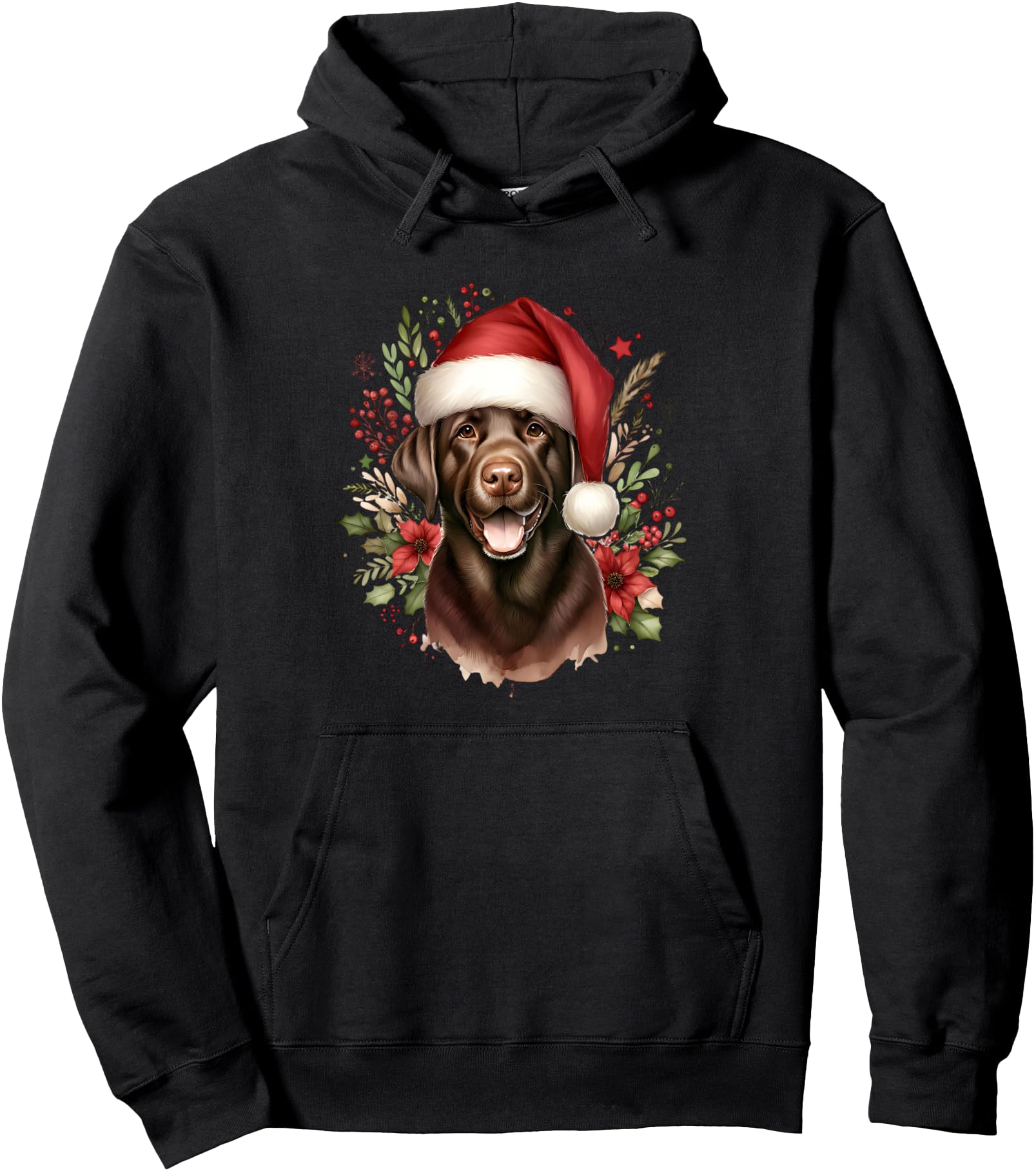 Handcrafted Chocolate Labrador Lab T-Shirt - Custom Art Print Men Women - T-Shirt, Sweatshirt, Hoodie