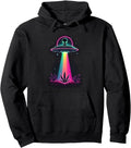 Handcrafted Alien Weed Ufo Sweatshirt - Casual Everyday Wear Unisex - T-Shirt, Sweatshirt, Hoodie