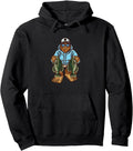 Original Crappie Fishing Bigfoot Sweatshirt - Graphic Print Unisex - T-Shirt, Sweatshirt, Hoodie