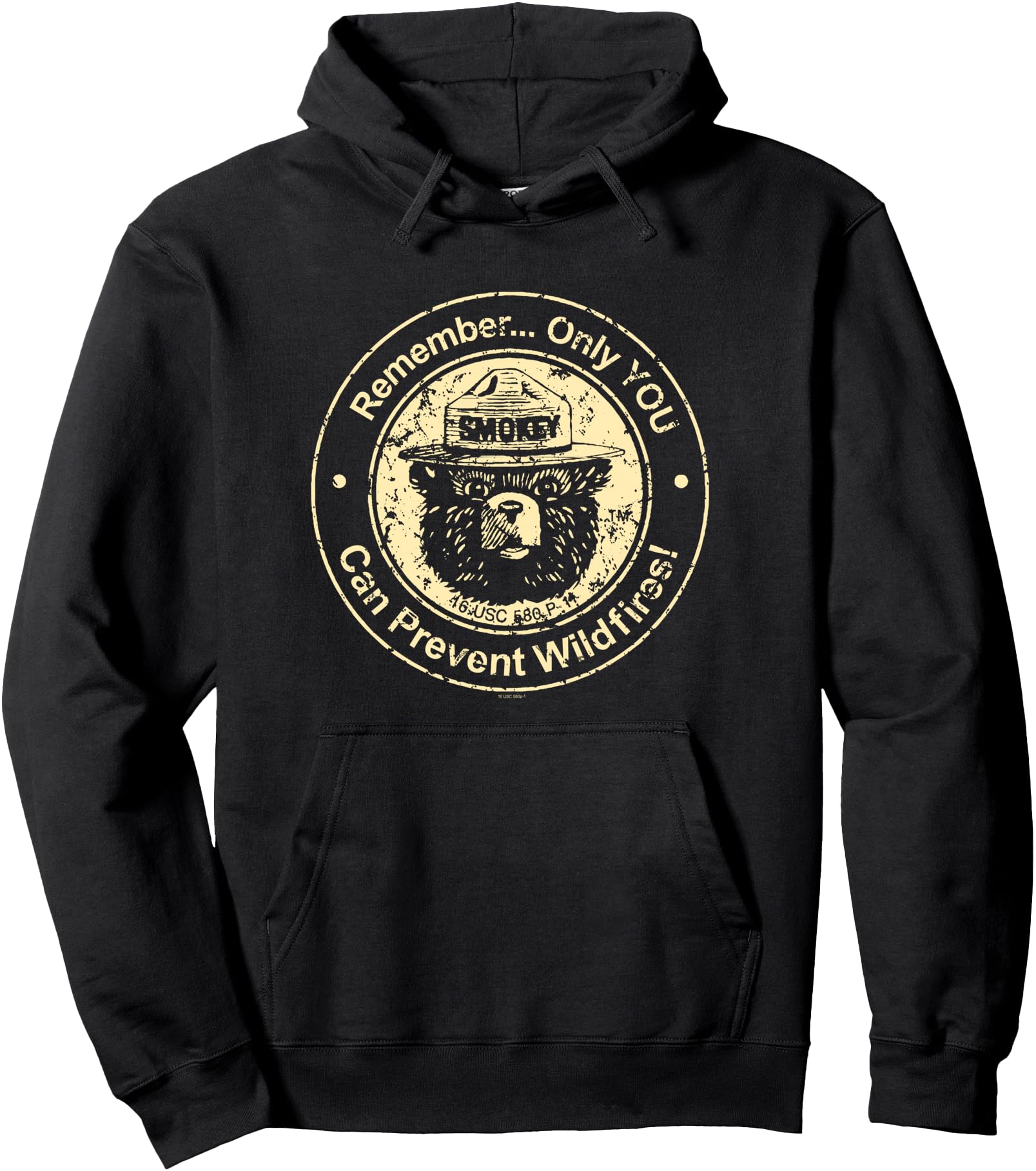 Handcrafted Smokey Bear Only You Can T-Shirt - Unique Graphic for Adults - T-Shirt, Sweatshirt, Hoodie