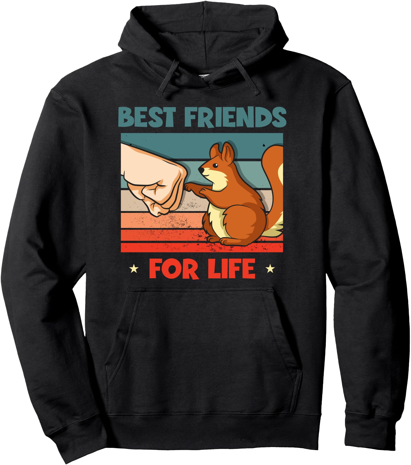 Original Best Friends Life Fox Sweatshirt - Custom Art Print for Adults - T-Shirt, Sweatshirt, Hoodie