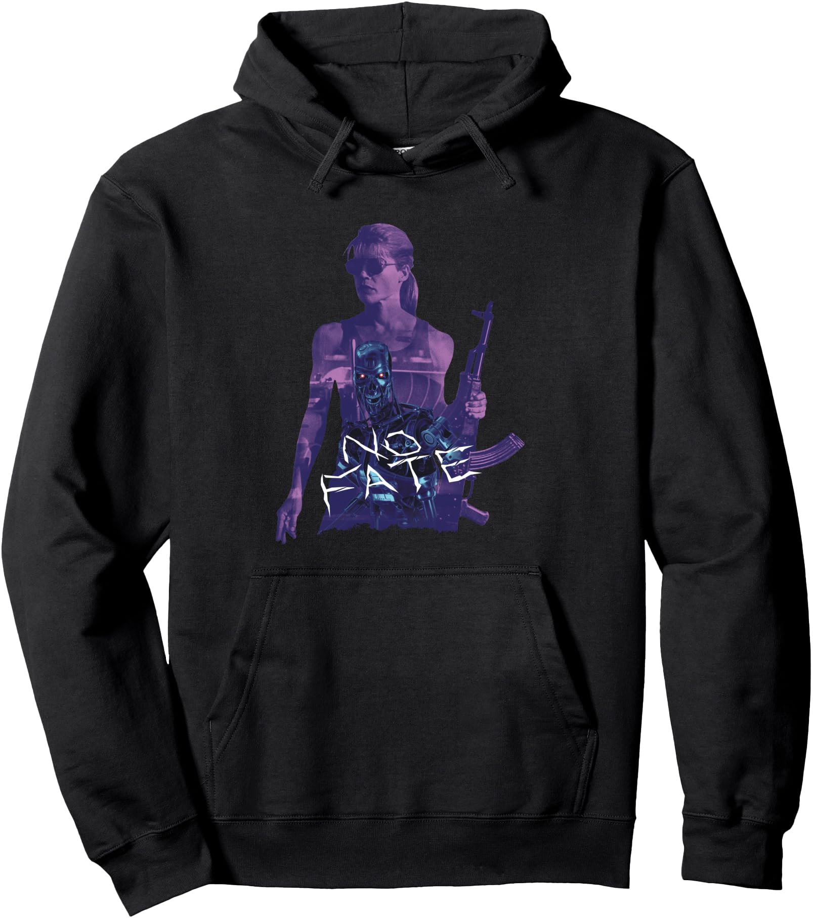Terminator 2 Sarah Connor No Fate T-Shirt - Aesthetic Graphic Unisex - T-Shirt, Sweatshirt, Hoodie