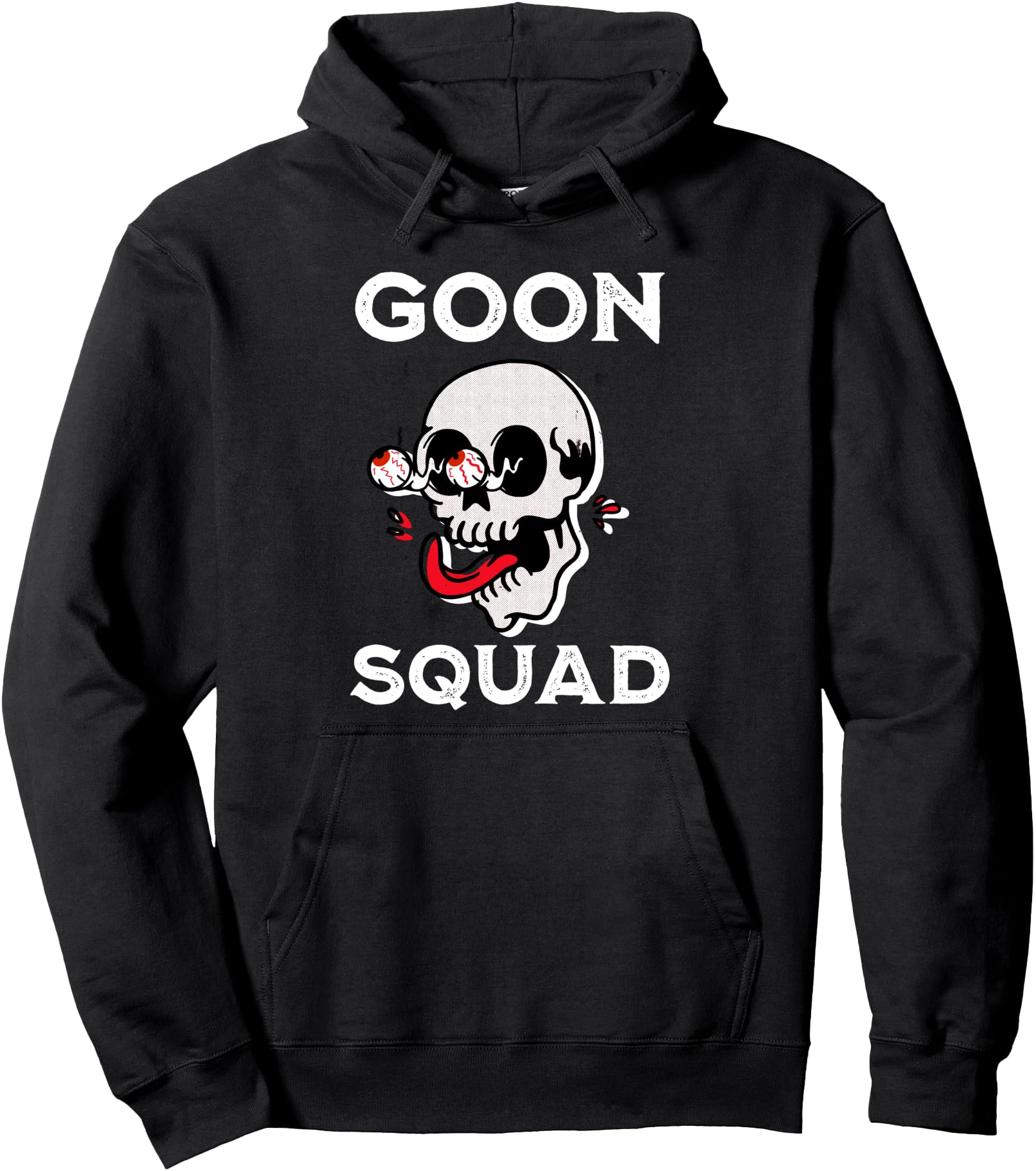 Goon Squad Skull W Crazy Eyes Gooning T-Shirt - Custom Art Print Men Women - T-Shirt, Sweatshirt, Hoodie