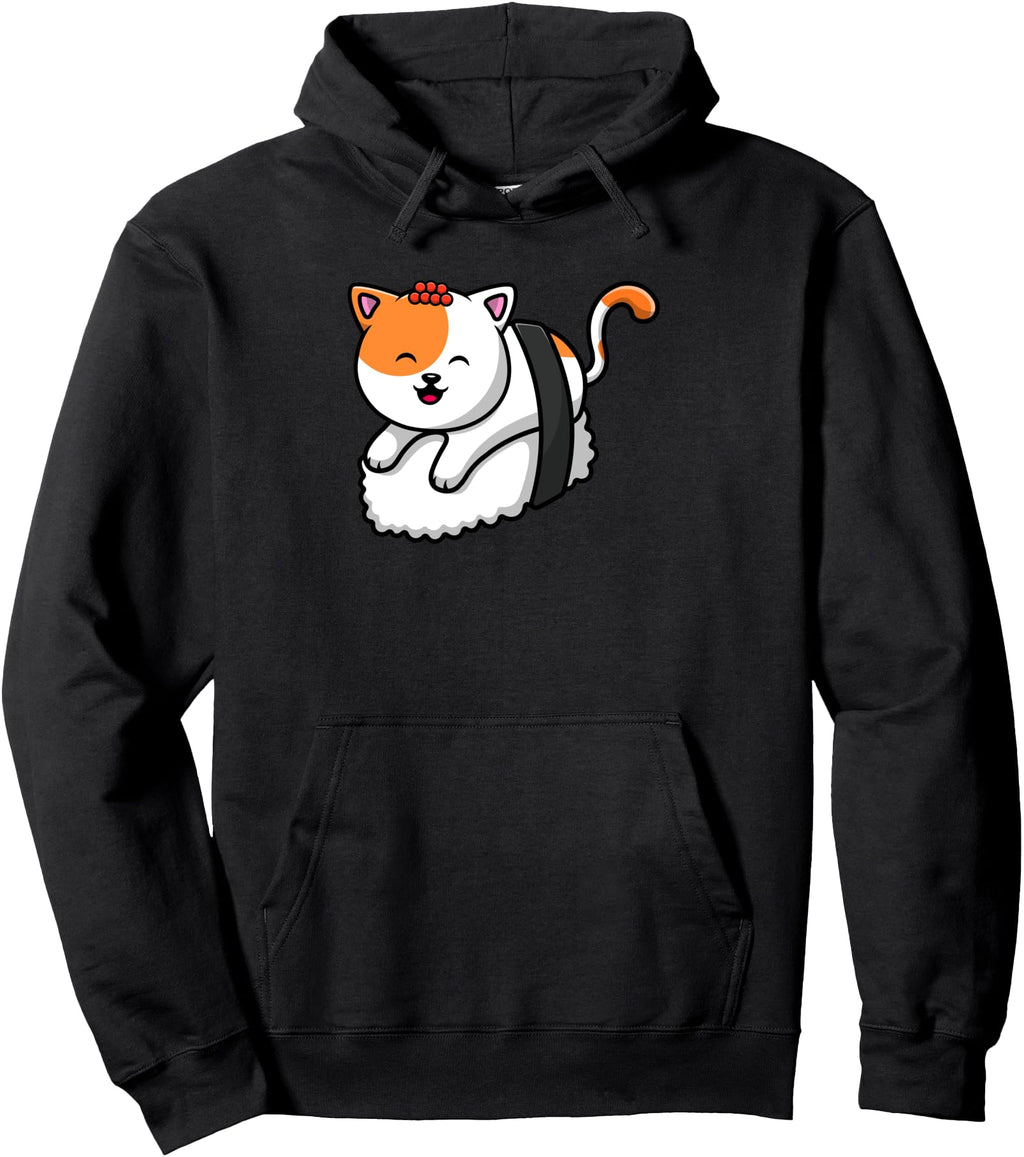 Sushi Cat Pet Japan Food Art Kawaii T-Shirt - Trendy Graphic Men Women - T-Shirt, Sweatshirt, Hoodie