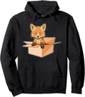 Handcrafted Fox Cardboard Box Rare Sweatshirt - Aesthetic Graphic Unisex - T-Shirt, Sweatshirt, Hoodie