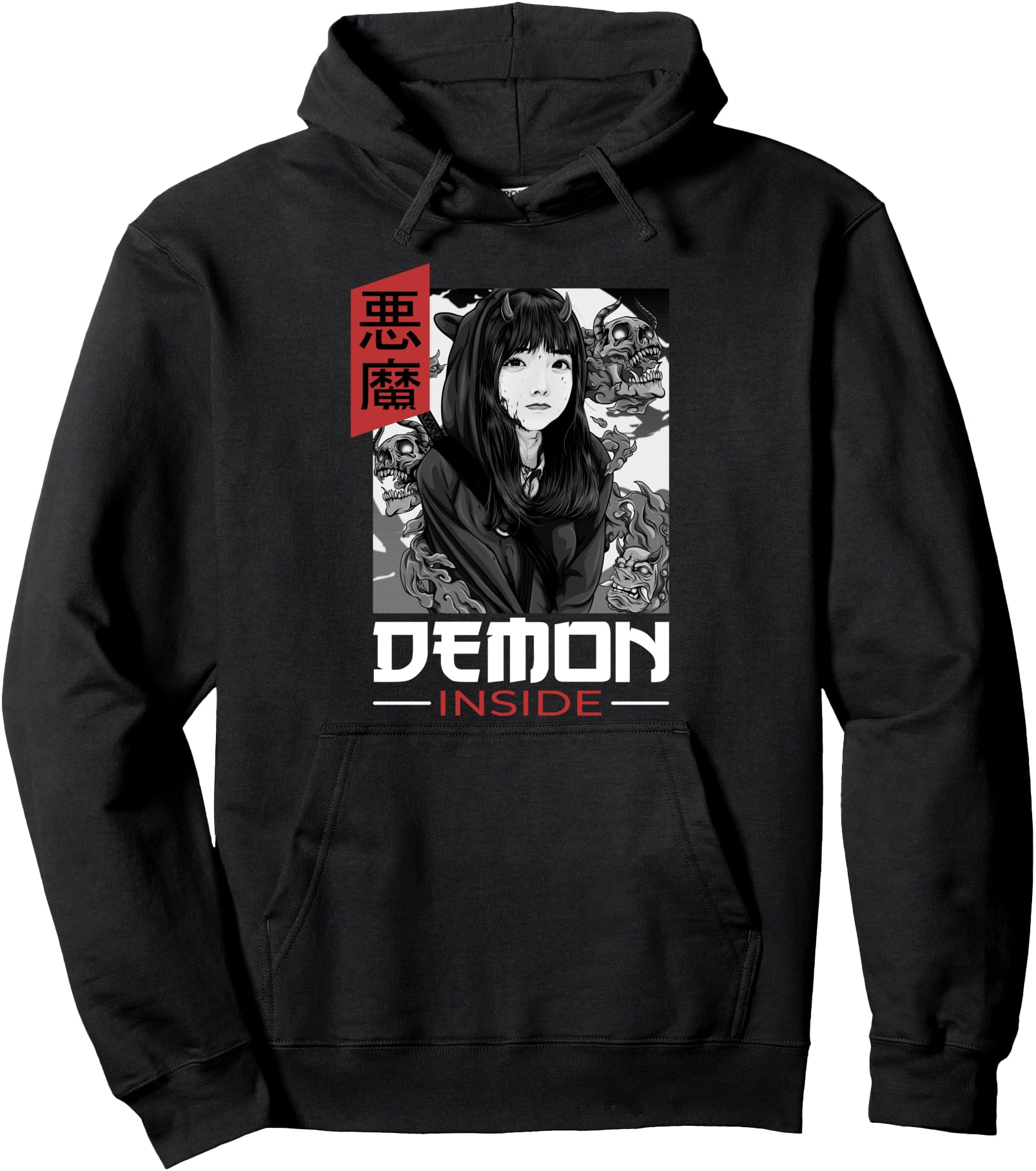 Original Demon Inside Japanese Oni T-Shirt - Trendy Graphic Men Women - T-Shirt, Sweatshirt, Hoodie