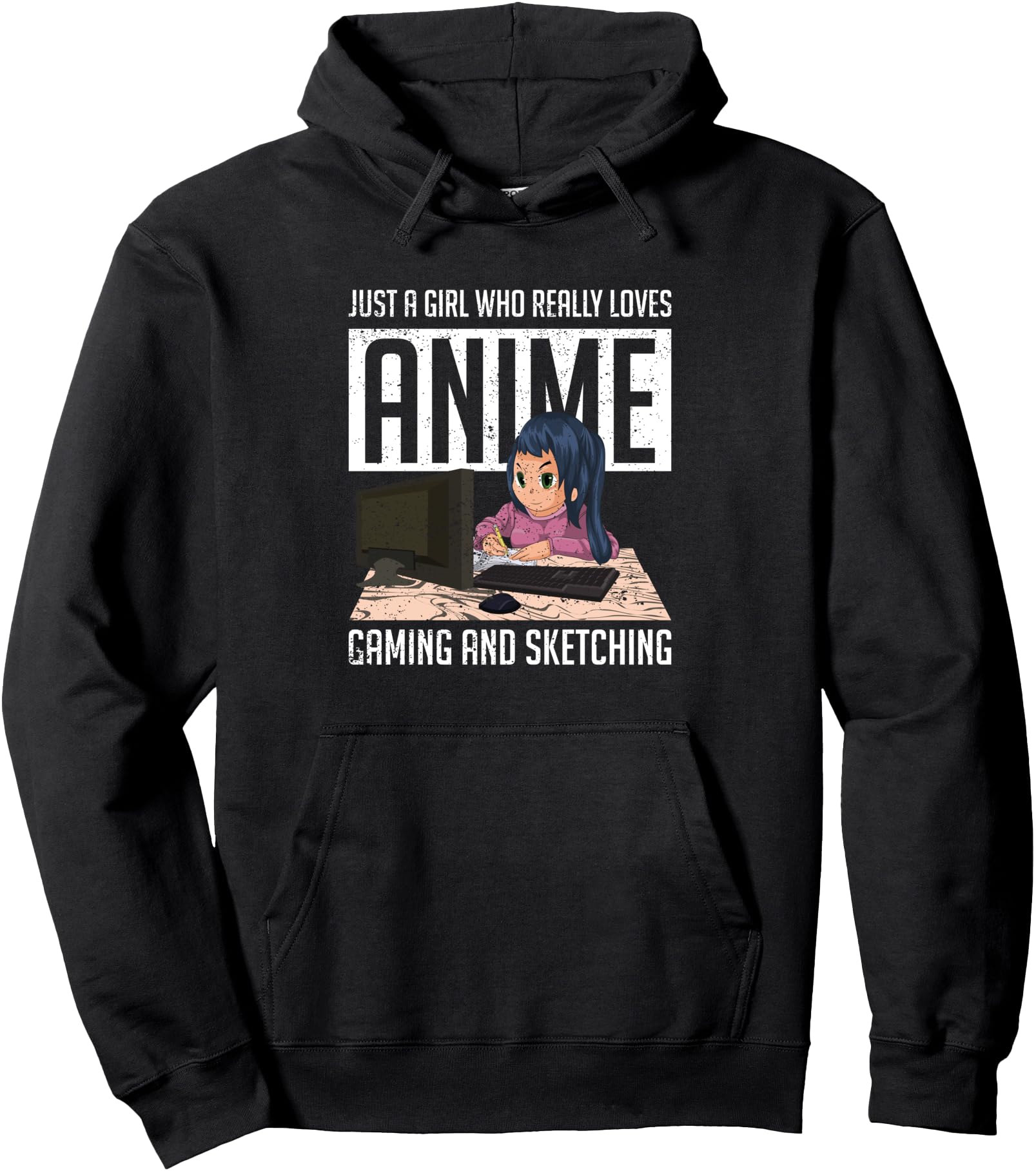 Exclusive Kawaii Gamer Gaming Hoodie - Minimalist Print for Adults - T-Shirt, Sweatshirt, Hoodie