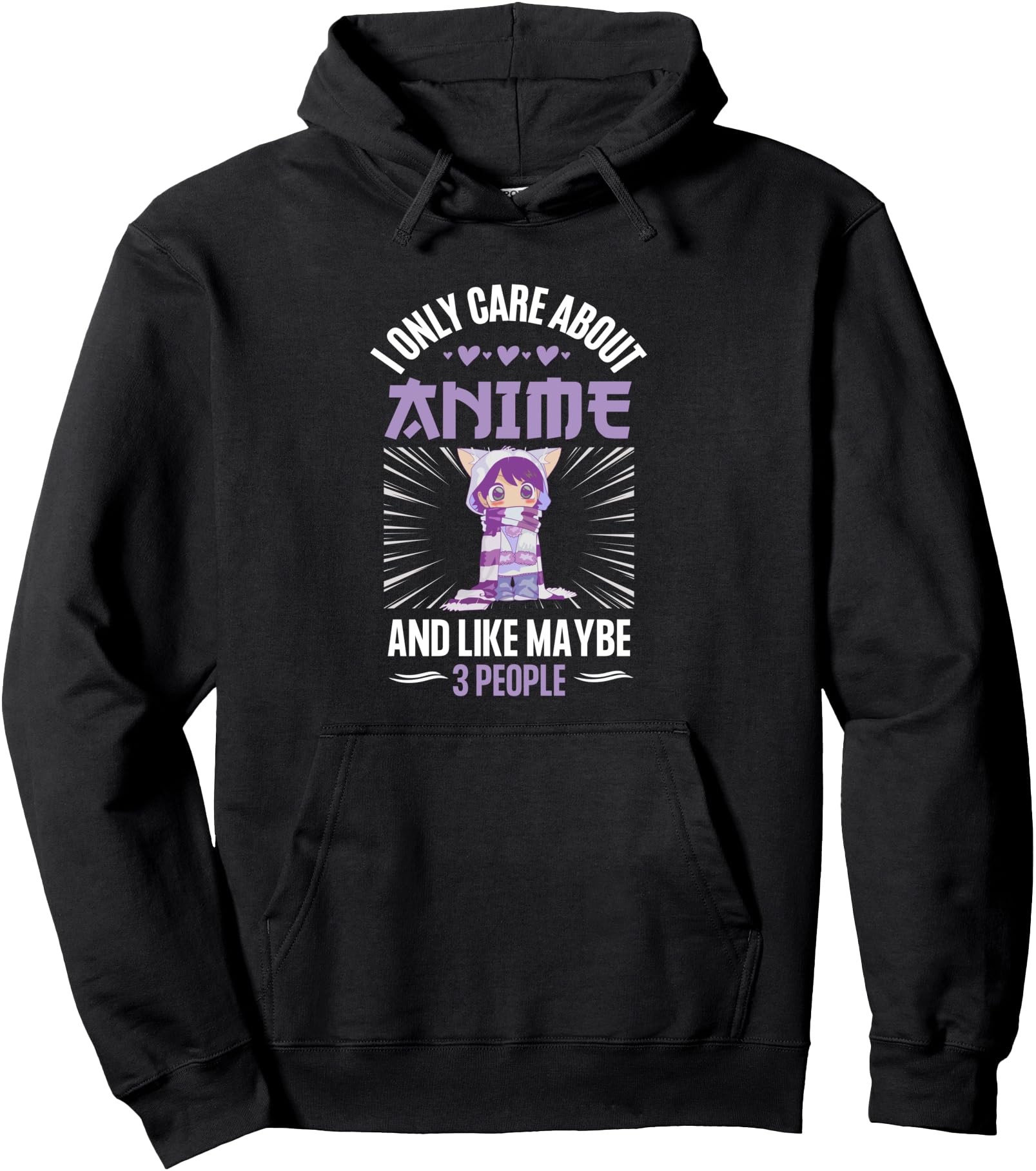 Handcrafted Anime I Only Care About Sweatshirt - Trendy Graphic Unisex - T-Shirt, Sweatshirt, Hoodie
