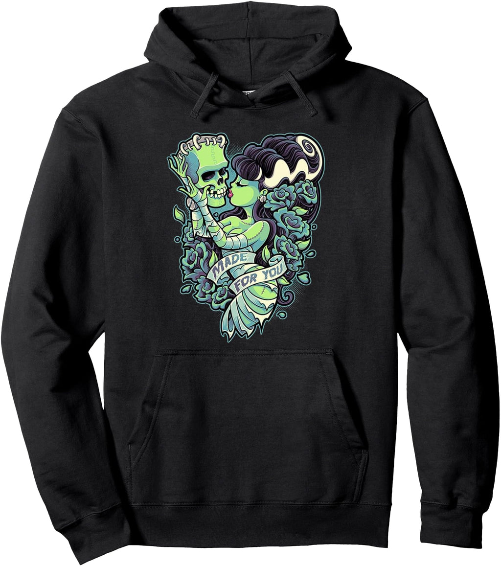 Authentic Frankenstein And Bride T-Shirt - Casual Everyday Wear for Adults - T-Shirt, Sweatshirt, Hoodie