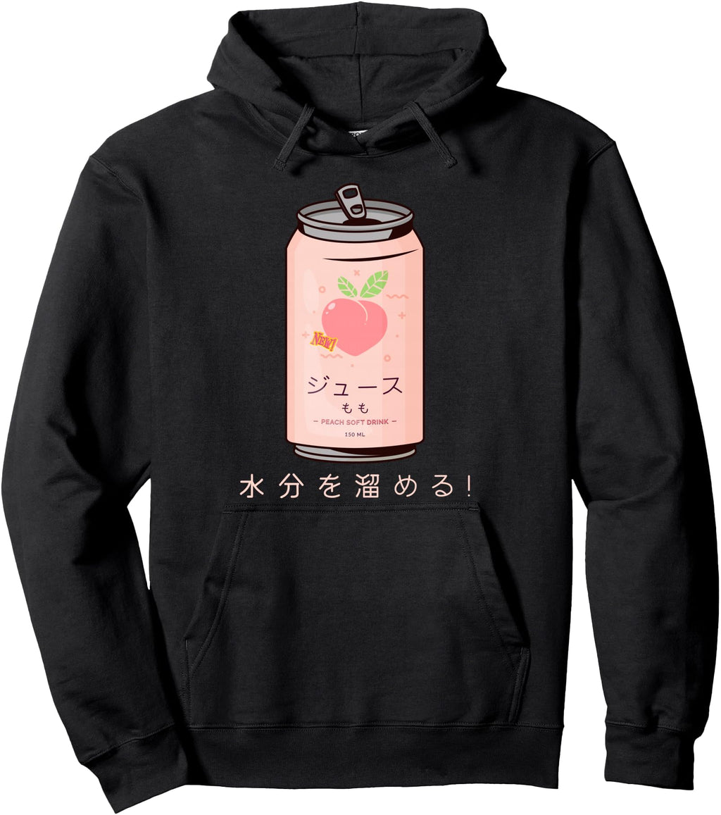 90S Japanese Aesthetic Peach Juice Can T-Shirt - Custom Art Print Unisex - T-Shirt, Sweatshirt, Hoodie
