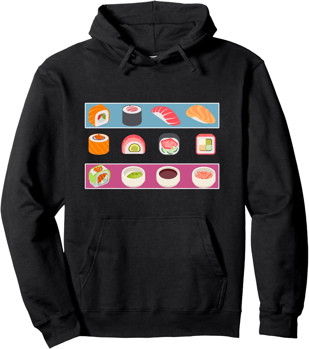 Exclusive Nigiri Sashimi Maki T-Shirt - Fun Novelty Design for Adults - T-Shirt, Sweatshirt, Hoodie